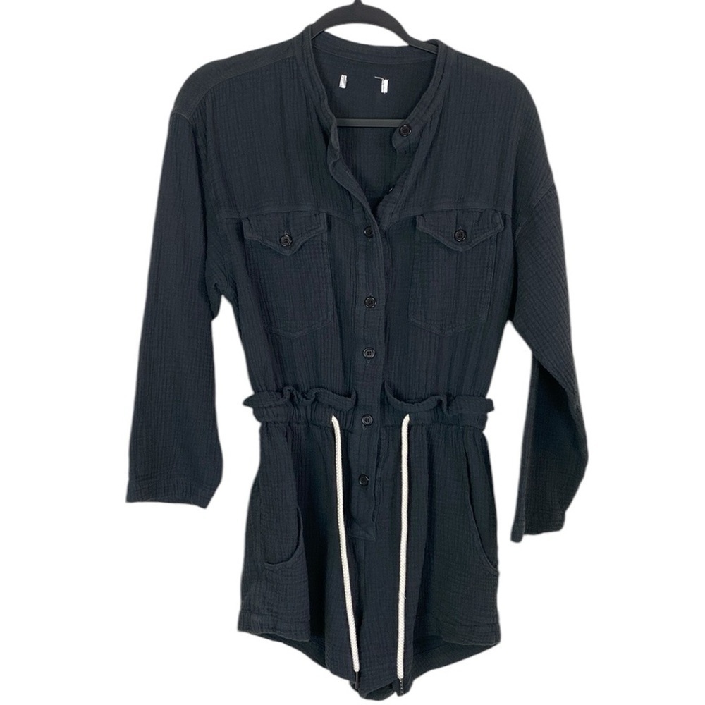 Overlover gray textured romper